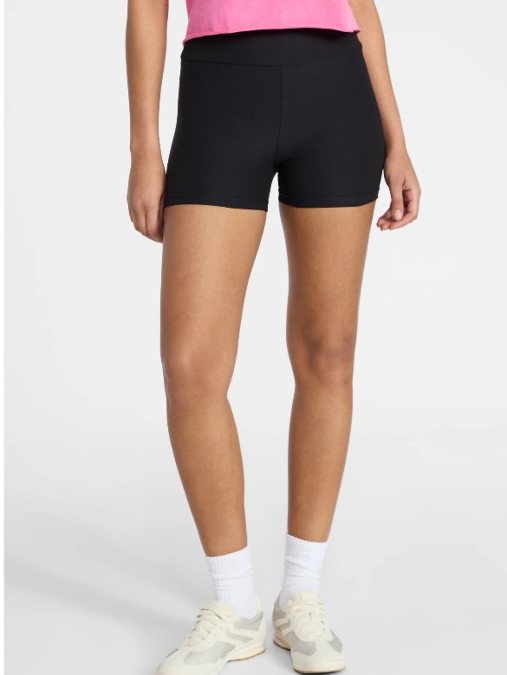 No Boundaries Black High-Rise Bike Shorts